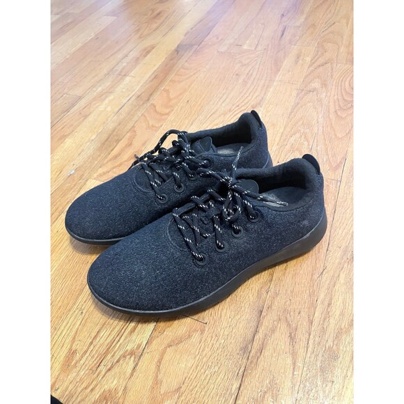 Allbirds Mens Wool Runner Sneakers Size 12 in black NWOT main image 6